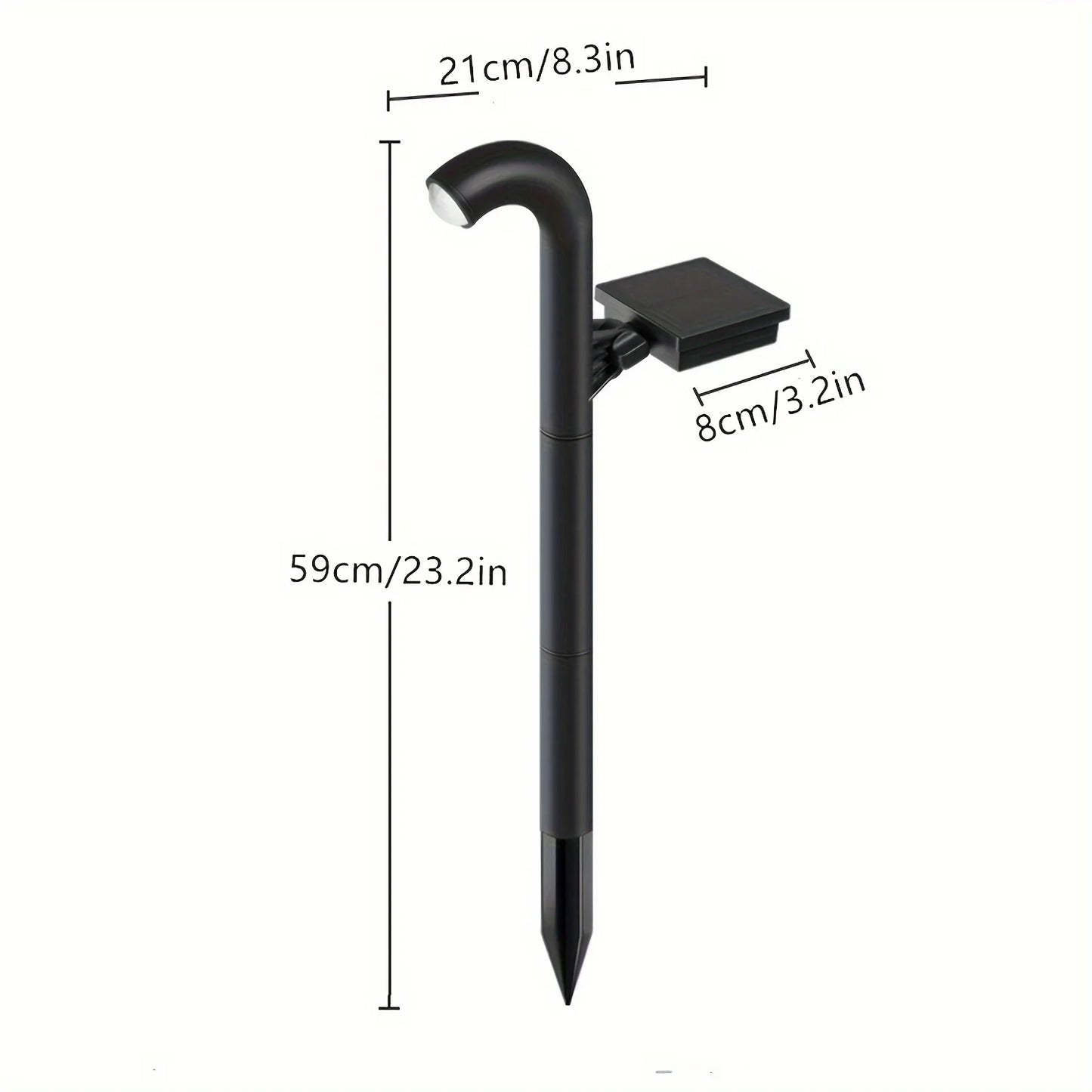 Solar Pathway Lights Outdoor Garden Lamp Waterproof 1 High Brightness LED Lens for Outside Path Yard Walkway Driveway Landscape