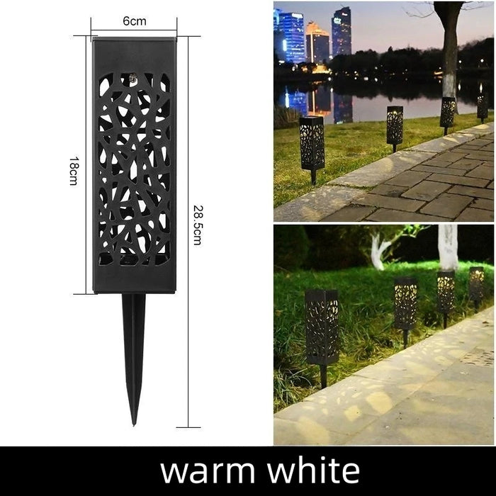 6 Pcs Outdoor Solar Landscape Lawn Light Waterproof Outdoor Lights, Solar Garden Lights Solar Yard Lights For Pathway Patio Yard
