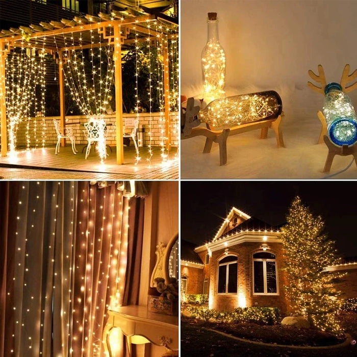 Solar String Light Outdoor Garden Fairy String Light Led Twinkle Waterproof Lamp for Christmas Patio Tree Party 5M/12M/22M/42M
