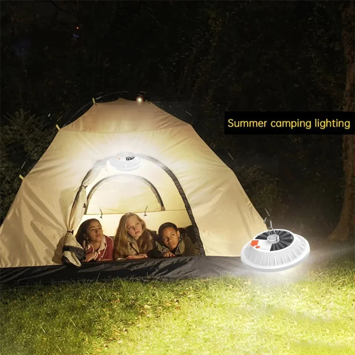 Solar Led Camping Light Outdoor Waterproof Remote Control Tent Lamps USB Rechargeable Portable Lanterns Emergency Night Lights