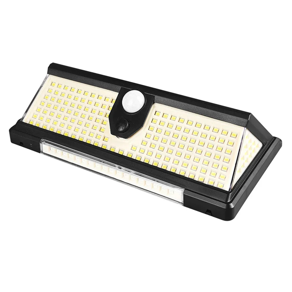 1PC Solar Wall Lights 190LED Outdoor Solar Wall Lamp PIR Motion Sensor Solar Decor Street Lamp IP65 Waterproof Garden Wall Light