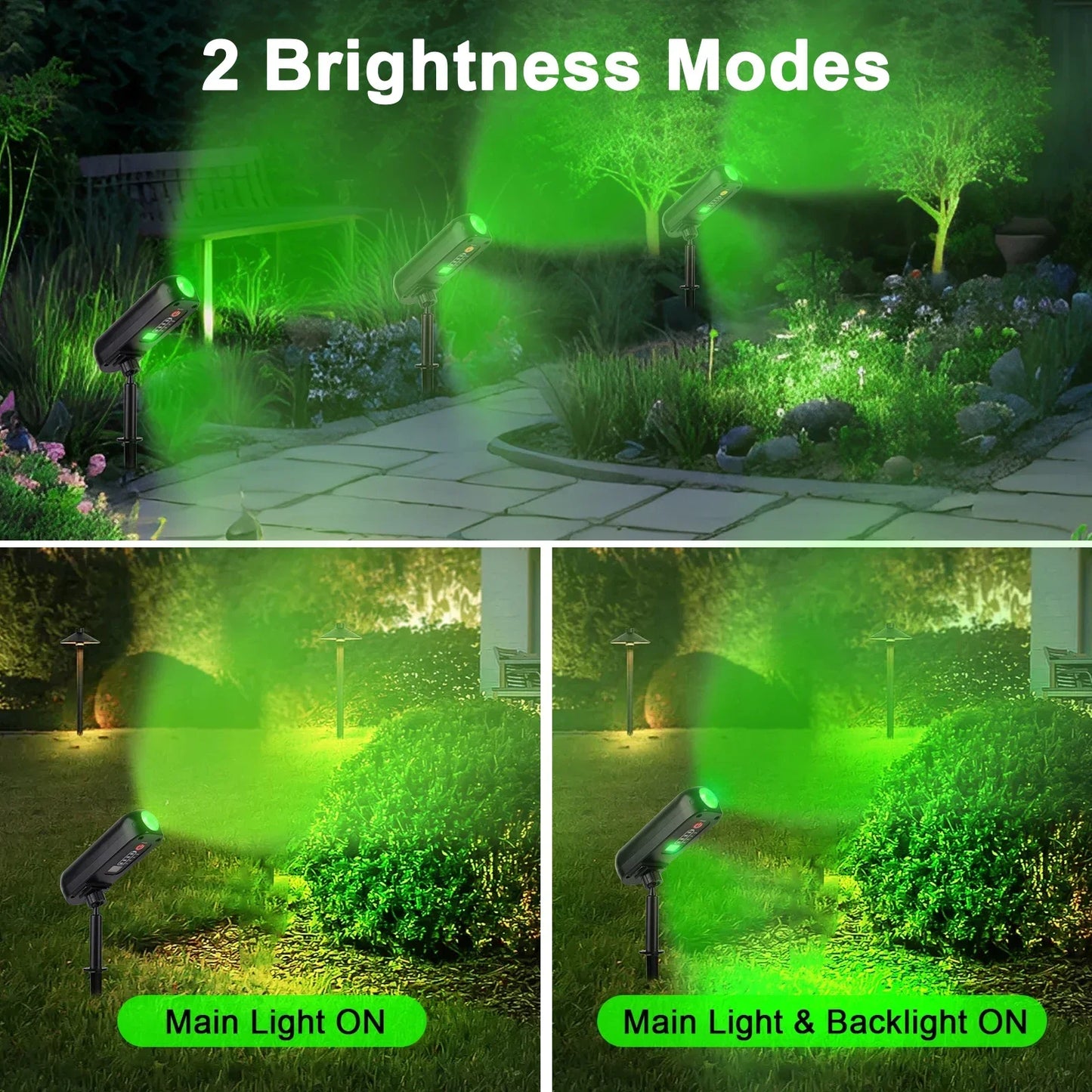 1Solar LED Light Outdoor Solar Wall Light IP65 Green Garden Light Solar Spotlights Solar Uplights for Trees Pathway Yard