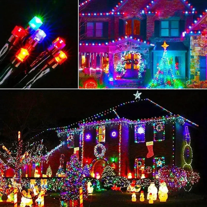Solar String Lights Outdoor Waterproof Fairy Lights String 8 Mode for Home Gardens Wedding Party Outdoor Tree Decorations