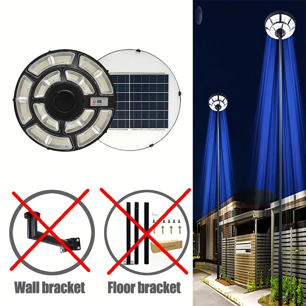 Solar outdoor street lamp UFO solar street lamp garden lamp with sensorintelligent light sensesuitable for all kinds of scenes
