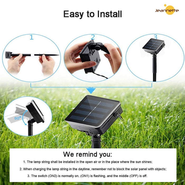 Solar Vine String Lights LED Solar String Lights Outdoor Waterproof Artificial Ivy Leaf Plants Lights for Garden Wedding Fence