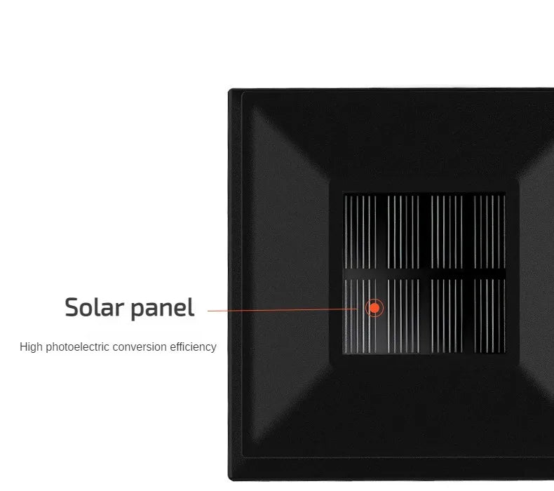 Solar Light Outdoor Waterproof Solar Post Light Villa Column Lamp Fence Gate Pillar Head LED Lamp For House Gate Patio Garden