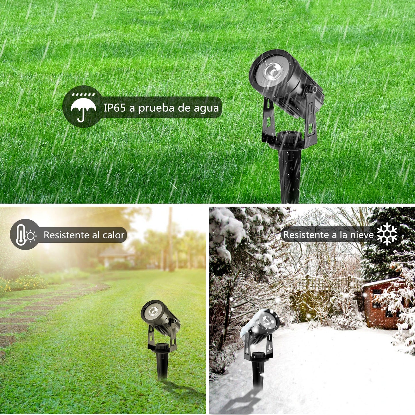 3000K/6000K Solar LED Light Outdoor Solar Spotlight Solar Garden Light Outdoor IP65 Waterproof Solar Power Light Wall Light