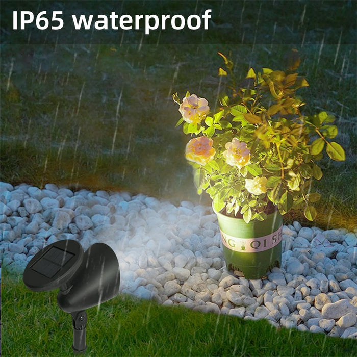 Solar Spot Lights Outdoor IP65 Waterproof Adjustable Landscape Spotlights for Garden Yard Patio Driveway Garage Pool 1 pcs