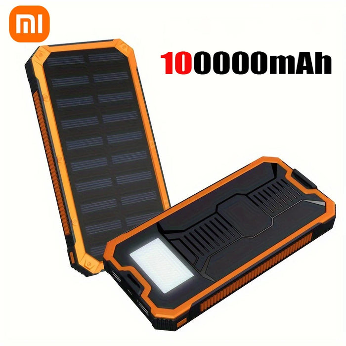 Xiaomi SolarPower 200000mAh Portable Power Bank Large Capacity Solar Outdoor External Battery Camping Fast Charging LED Display