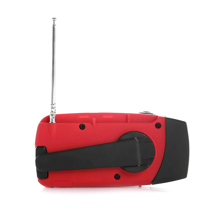 Hand Crank Solar Weather Radio 1200mAh AM/FM/NOAA Emergency Weather Radio Portable Power Bank with Solar Charging Battery 2024