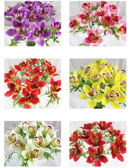 Solar Garden Lights Wild Flower Chrysanthemum Stake Lawn Lamp Waterproof Garden Butterfly  Lamps Yard Art for Home Decoration