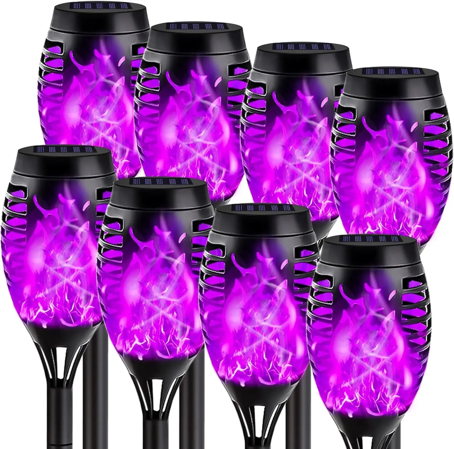 Solar Torch Flame Lights for Halloween and Ghost Festival Solar Light Outdoors