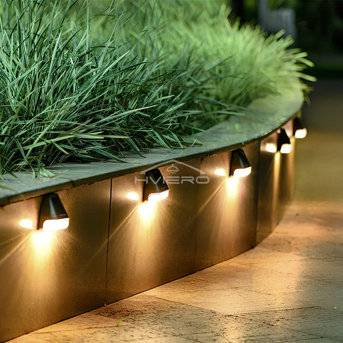 Led Solar Wall Lamps Lighting Ultra Bright Outdoor Rainproof Courtyard Garden Decoration Staircase Steps Fences Induction Light