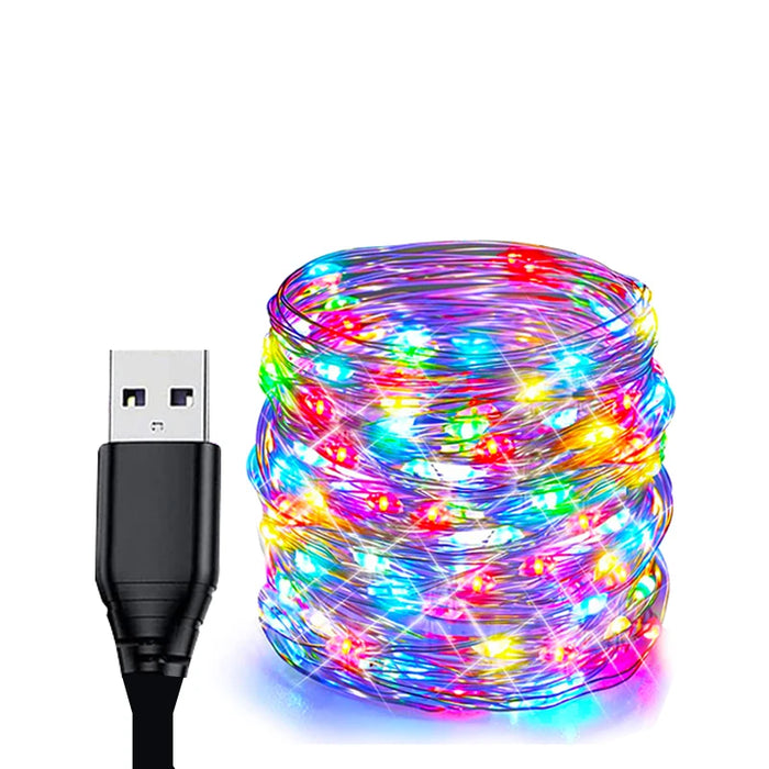 Solar LED String Lights Outdoor Waterproof Festoon Garden Decor Christmas Fairy Garland String Lights
