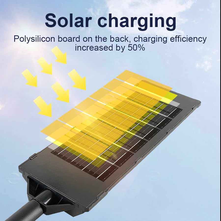 Super Bright 10000W/5000W/500W Outdoor Solar Light 300°Wide Angle Motion Sensor Street Light Outdoor High Power LED Street Lamp
