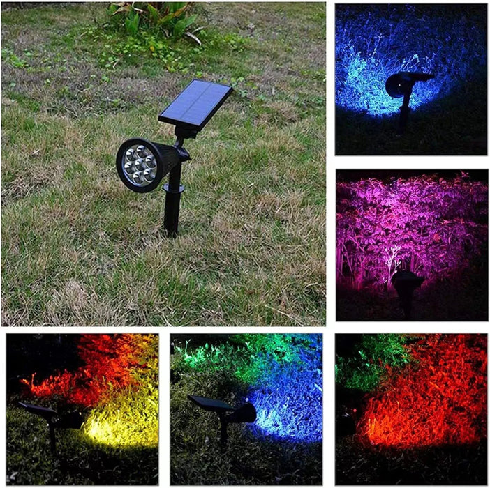 1/2 Packs Solar Lights Solar Spotlight Waterproof Solar Wall Light Solar Garden Light Solar Lamp Outdoor Spotlight