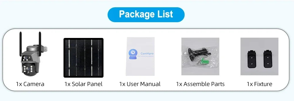 Solar Camera 4G Sim Card Outdoor Dual Lens 8MP 4K IP Camara With Solar Panel CCTV Security Built in Battery PIR Motion Detection