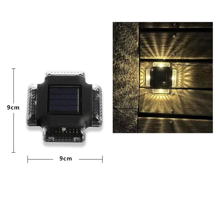 LED Solar Wall Lamp Waterproof Solar Light Up And Down Luminous Lighting For Outdoor Garden Fence Stairs Decoration Solar Lamp