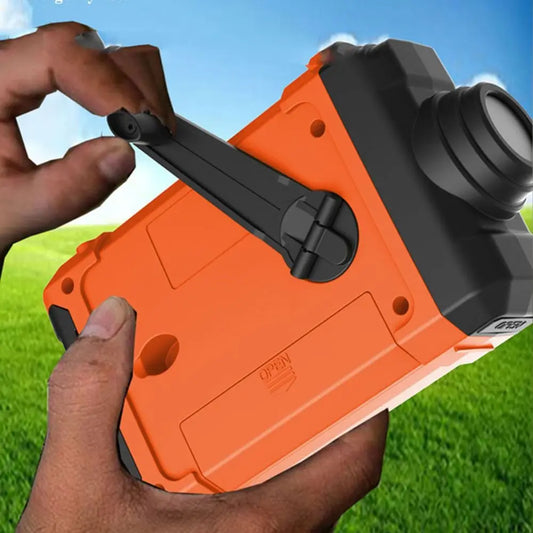 With Flashlight Solar Power Emergency Radio Reading Light Power Bank Hand Crank Radio USB Charging SOS Alarm AM/FM Radio