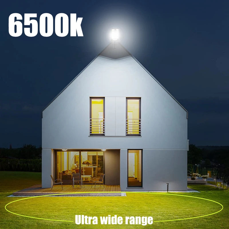 1Pc 10-Hole Solar Street Light, 6500K Solar Light Outdoor Dusk to Dawn, Outdoor Solar Safety Light with Motion Sensor and Remote Control, Suitable for Courtyard, Garage, Road, Outdoor Garden Lighting, Suitable for Small Diame