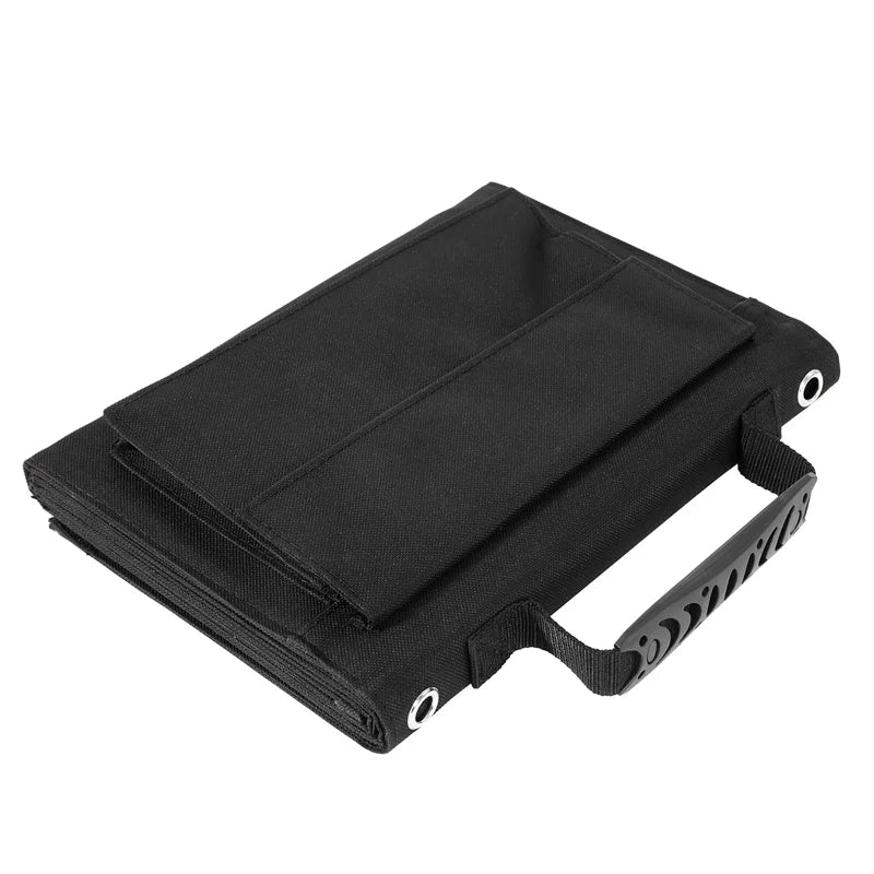 100W Foldable Solar Panel Portable Folding Bag USB+DC Output Solar Charger Outdoor Power Supply for Mobile Phone Power Generator
