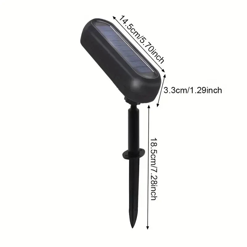 1Solar LED Light Outdoor Solar Wall Light IP65 Green Garden Light Solar Spotlights Solar Uplights for Trees Pathway Yard