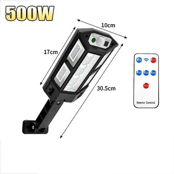 Super Bright 10000W/5000W/500W Outdoor Solar Light 300°Wide Angle Motion Sensor Street Light Outdoor High Power LED Street Lamp