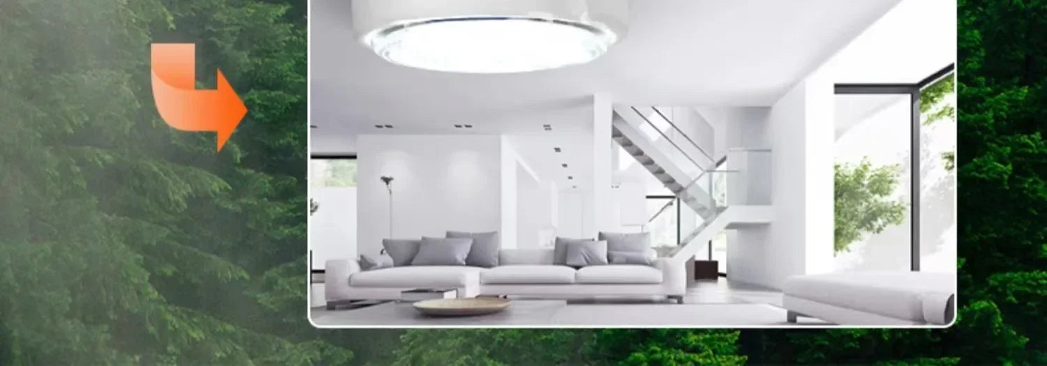 Solar Home Indoor Ceiling Light Rural Super Bright High Power Villa Balcony Corridor Room Living Room Garden Light