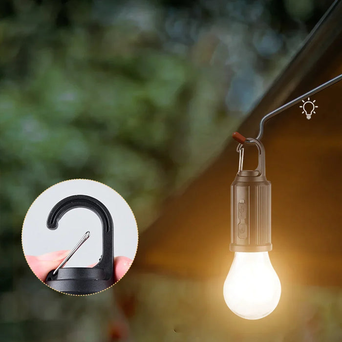 Solar Powered LED Camping Lamp with Hook LED Lighting Lantern USB Charging Outdoor Tent Light Waterproof for Outdoor BBQ Camping
