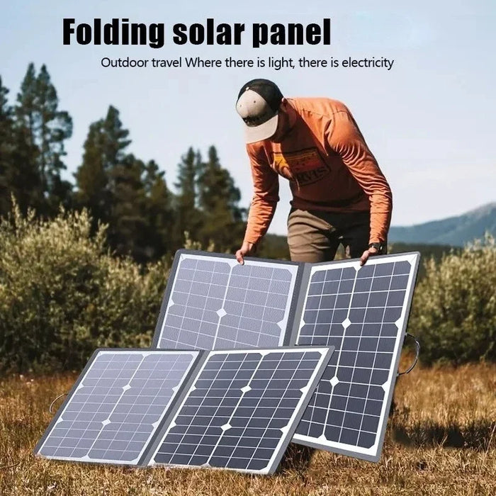 1000W 18V Portable Foldable Solar Panel Kit Complete Solar Power Station for Car Boat Caravan Camping Outdoor