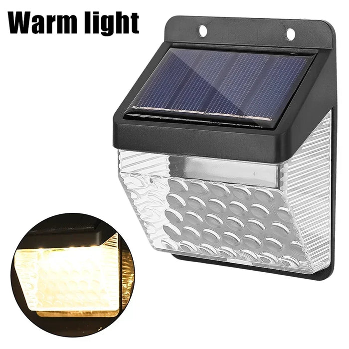 Solar Lamp 270° LED Wall Lights Waterproof Solar Wall Lamp Outdoor Garden Balcony Stairs Hallway Security Motion Sensor Lights