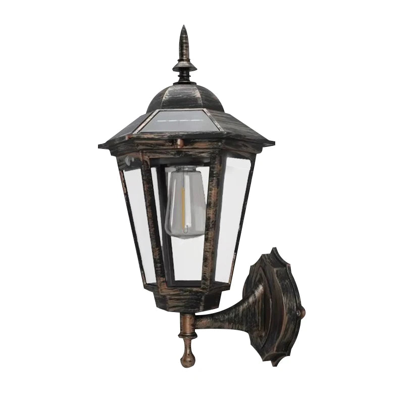 1 Pack of Solar Outdoor Light Garden Sunshine Wall Lights Home House Balcony Dusk to Dawn Sports Sensor Wall Lanterns Front Corridor Outer Wise Fence Lights