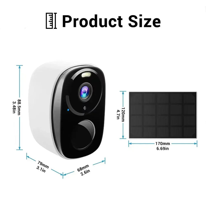4G Solar Surveillance Camera Wireless Outdoor 2K 5MP Battery Powered Security Camera Spotlight Siren 2-Way Audio Waterproof
