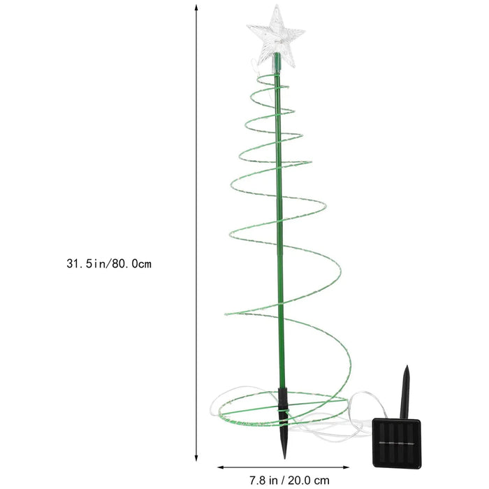 New Solar-powered Christmas Tree, Halloween Tree Decoration, Artificial Christmas Tree, Lawn Light, Solar LED Landscape Light