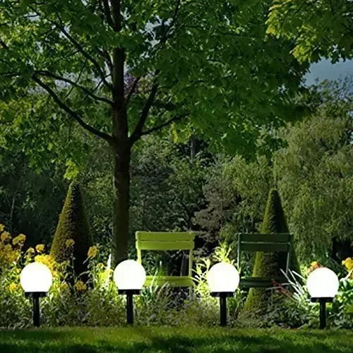 Solar Round Ball Light Outdoor Lighting Solar Power Light Outdoor Waterproof Garden Decoration Yard Lawn Street Ball Ground Lamp