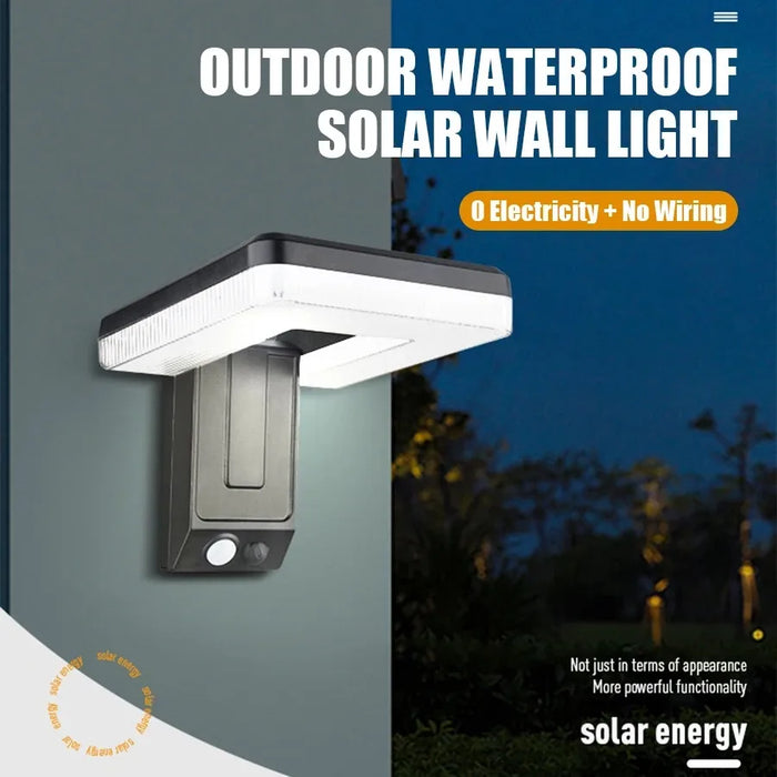 WELCOME DEAL -  Get 1  FREE - Solar Foldable LED Wall Light, Motion Sensor, 3 Modes (Outdoor)