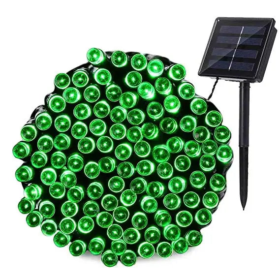 22M 200LED Solar Powered Fairy Lights Christmas Street Garland Led String Strip Light Outdoor Waterproof for Garden Wedding Lamp
