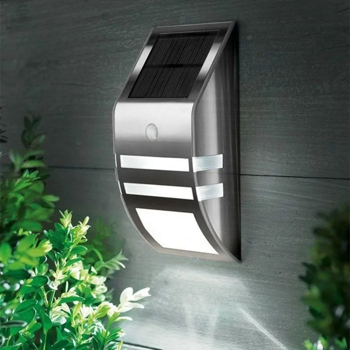 Indoor Outdoor Lighting Solar Stainless Steel Wall Light Stainless Steel Solar Fence Light Step Fence Light Factory
