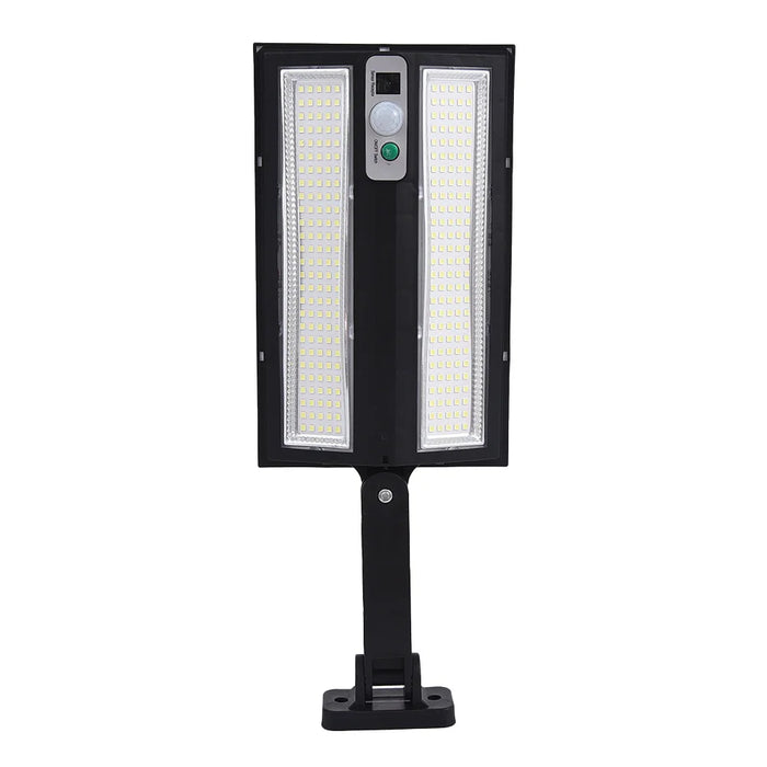 Outdoor Solar Street Light with Remote Control Solar Security Light 6500K Dusk to Dawn Motion Sensor Light for Garden Patio