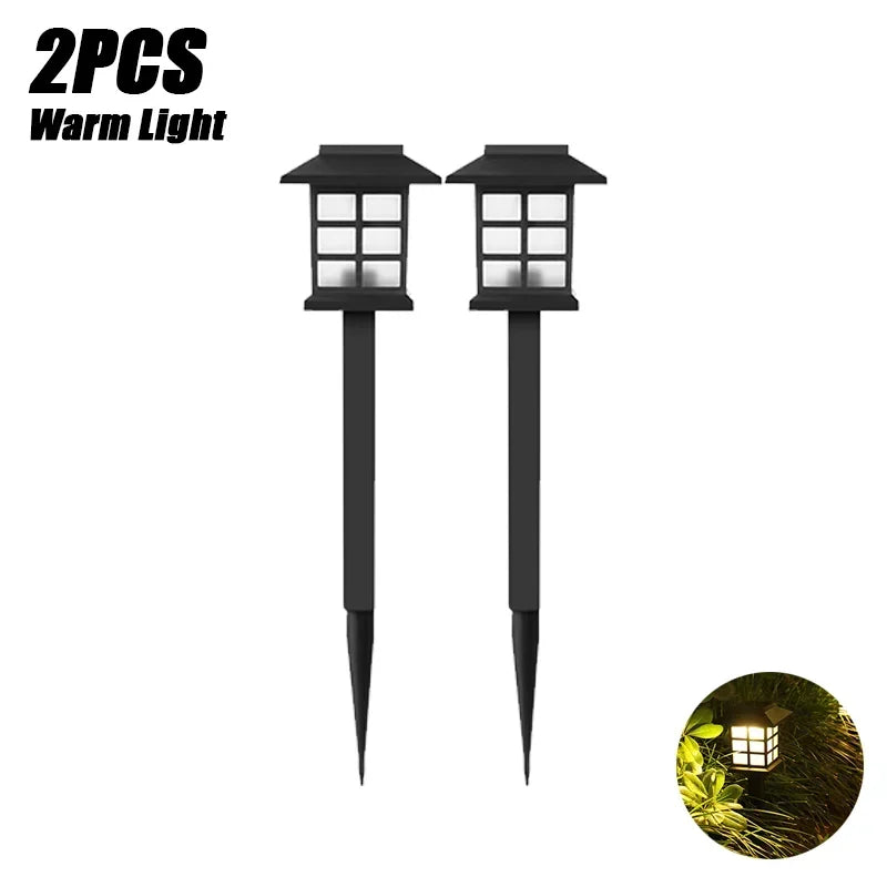 Led Solar Pathway Lights Waterproof Outdoor Solar Lamp for Garden/Landscape/Yard/Patio/Driveway/Walkway Lighting