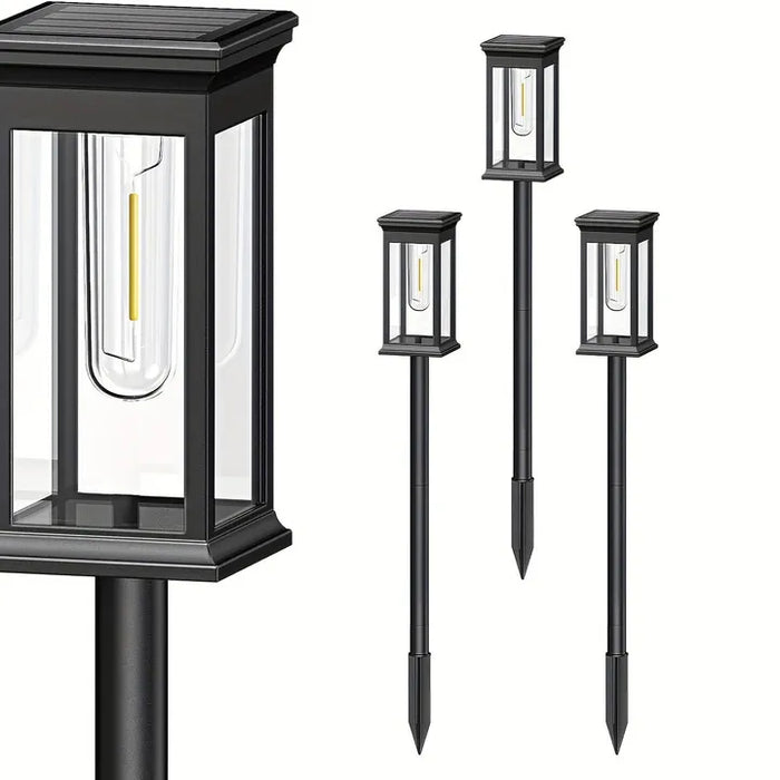 Solar Pathway Lights Outdoor Solar Lighting Garden Lamp Waterproof Landscape Lights Walkway Driveway Lawn Light Garden Decor New