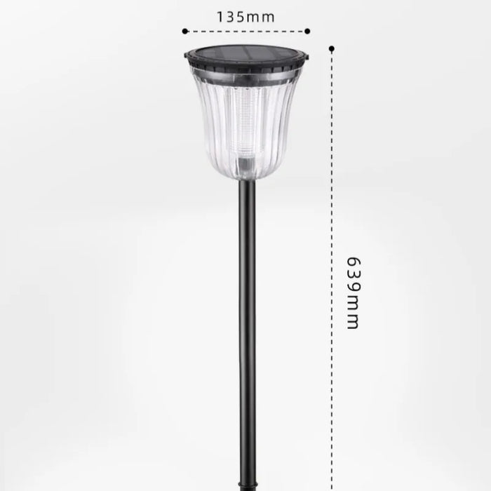 Solar Outdoor Lights New Garden Lamps Powered Waterproof Landscape Path for Yard Backyard Lawn Patio Decorative LED Lighting