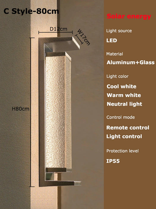 Solar Wall Light Outdoor Dusk to Dawn Porch Lighting Fixture Waterproof Solar Lanterns Anti-Rust Lanterns for Front Patio Garage
