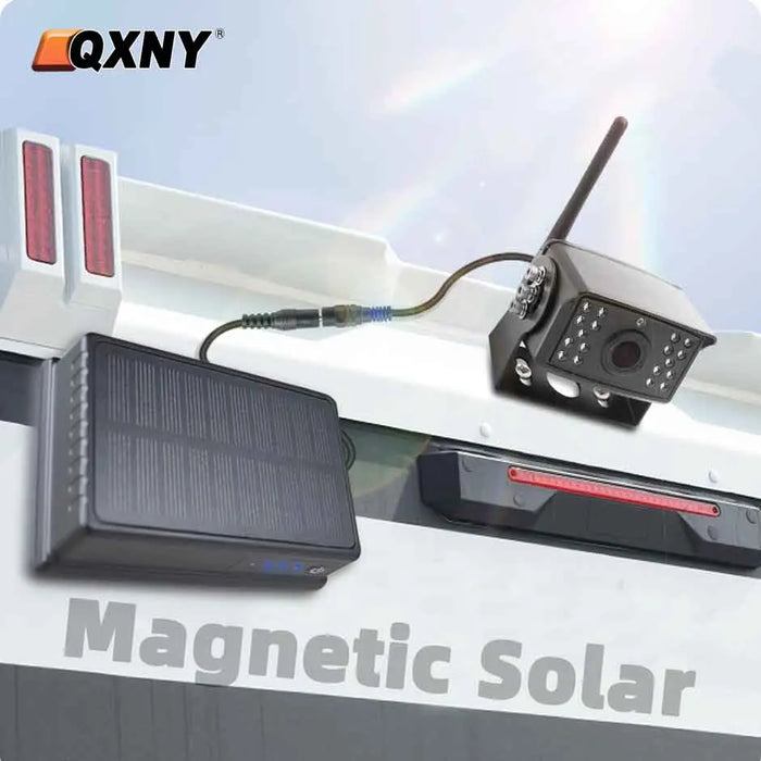12V Power Bank Solar Magnetic Portable Battery Waterproof Mobile Supply For WiFi  Wireless Backup Rear Camera Outdoors CCTV