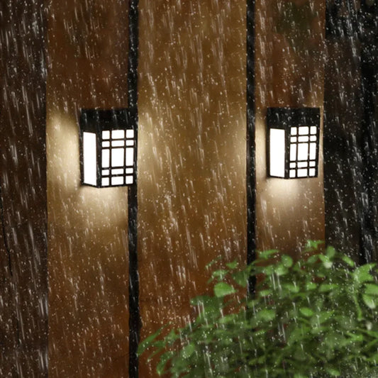 Outdoor Solar Garden Decoration Light IP65 Waterproof Solar Wall Lamp Deck Light Fence Light Stair Lights With Bright Warm Light