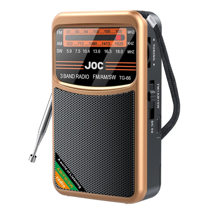 Solar Radio with Flashlight & BT Speaker Full Band Radio Emergency Radio for Outdoor Camping and Emergency
