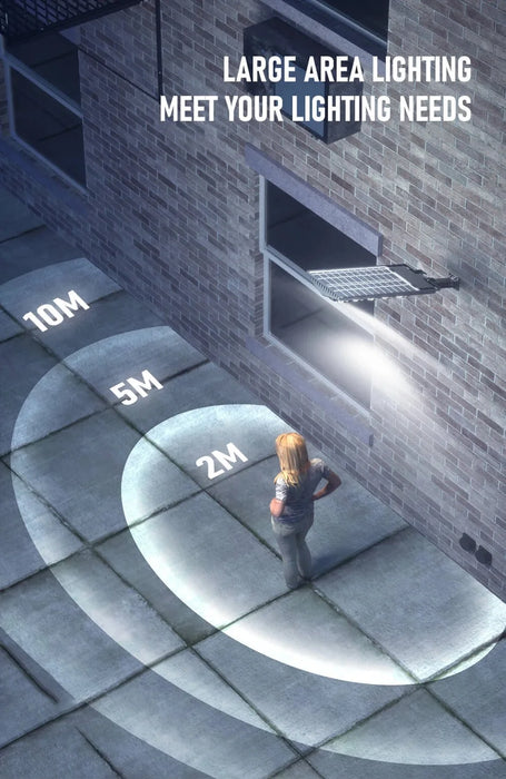 Powerful Solar Lights Outdoor 12000LM 598LED Motion Sensor Street Light 3Modes Waterproof IPX65 Garden Lamp With Remote Control