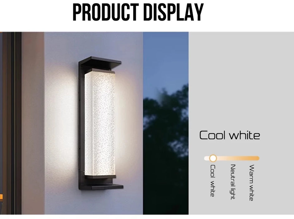 Solar Wall Light Outdoor Dusk to Dawn Porch Lighting Fixture Waterproof Solar Lanterns Anti-Rust Lanterns for Front Patio Garage