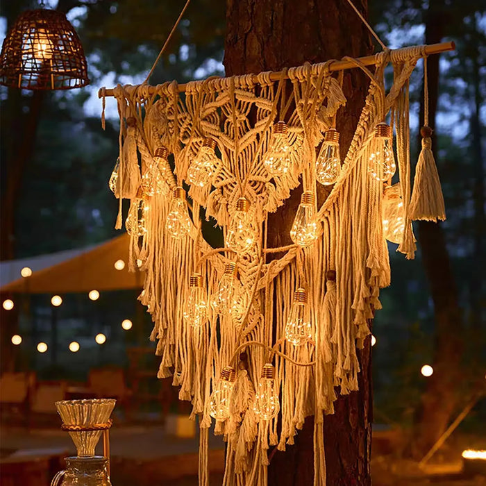 Solar Patio String Light 7m 16 Bulbs 8 Modes Fairy Light Outdoor Waterproof Lamp For Garden Fence Balcony Party Christmas Decor