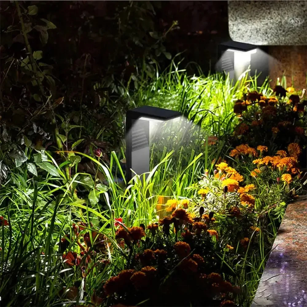 Modern Solar Lights Household Garden Waterproof IP65 Outdoor Solar Bollard LED Lawn Lamp Lighting Courtyard Decoration Lights